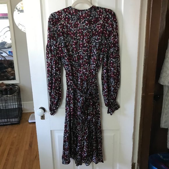 Nicholas Silk Floral Midi Dress - Picture 3 of 4